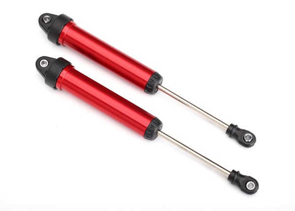 Dämpfer GTR 160mm rot Alu (gebaut ohne Federn) hi ohne Gewin