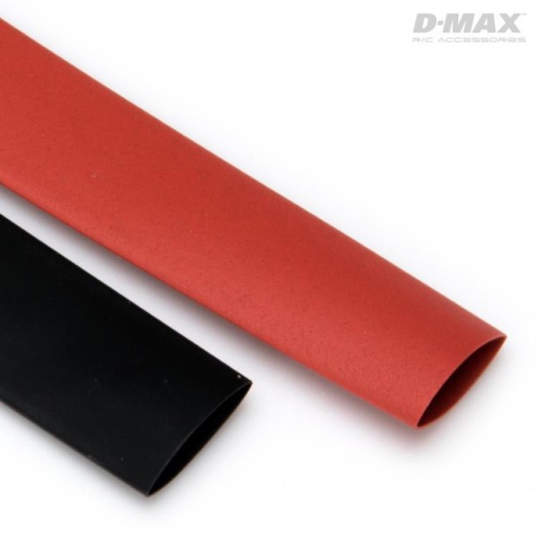 Schrumpfschlauch Ø10mm Rot & Schwarz, je 1m