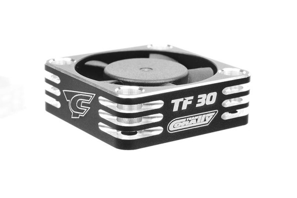 Corally TF-30 30mm Ultra High Speed Ventilator Alu, schwarz/silber