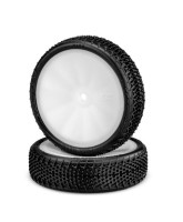 1:10 „Fuzz Bite LP" 2WD Front-Komplettrad Pink(med-soft) weiße Felge, JConcepts 1:10 „Fuzz Bite LP" 2WD Front-Komplettrad Pink(med-soft) weiße Felge, JConcepts