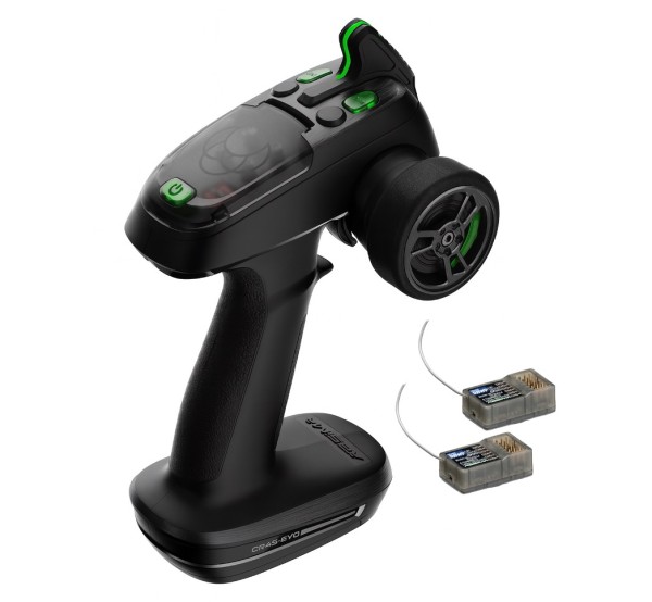 Absima CR4S-EVO 4-Kanal Fernsteuerung 2.4GHz (m. 2x R6WP)