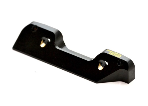B6/B6D Messing 'C' Querlenkerhalter schwarz 33Gr., EXOTEK