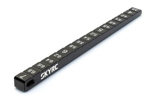 SkyRC Bodenabstandslehre 3.8-7mm Alu schwarz