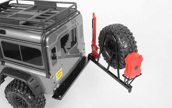Rear Swing Away Tire Carrier Bumper for Traxxas TRX-4