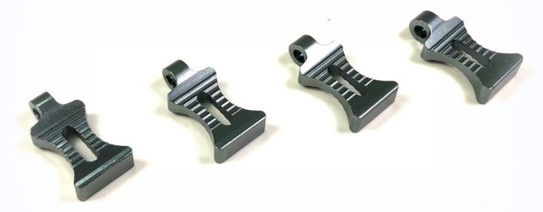 Aluminium Splint - Grip "gunmetal" (4 St.)