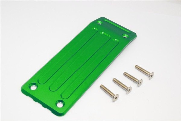 GPM Alu Heck-Skid Plate - 1Pc Set Grün