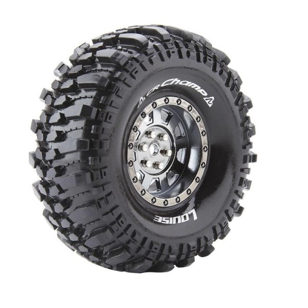 1.9" Ø121mm CR-CHAMP supersoft Crawler-Rad chromfarben