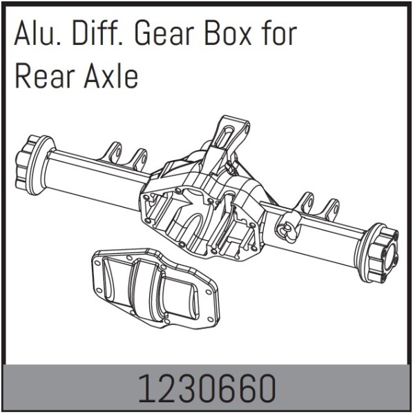 Aluminium Hinterachs-Diff.-Getriebe
