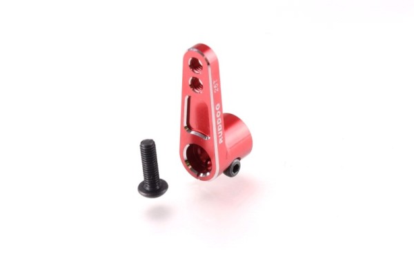 Aluminium Offset Servo Horn 25 Zähne rot, mit Klemmschraube