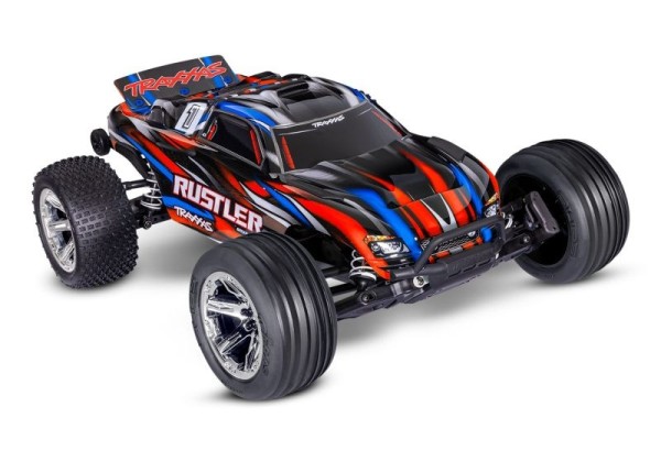 TRAXXAS Rustler 2WD BL-2S ARTR rot