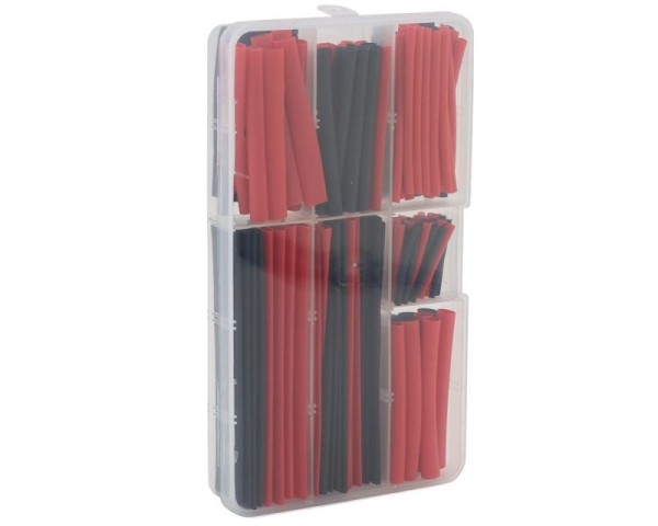 Schrumpfschlauch Sortiment Ø2-13mm, schwarz & rot