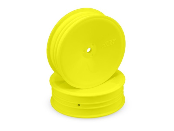 1:10 2WD Frontfelgen schmal 12mm „Mono" gelb, JConcepts