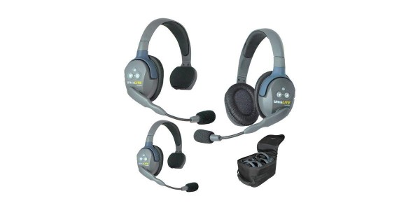 UltraLITE (3 Personen System) W/3 Single Headsets, Batt/Charg