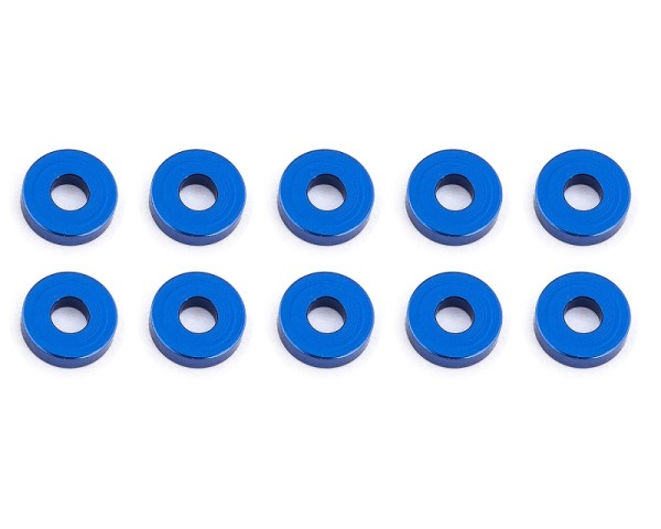 Unterlegscheiben 3 x 7.8 x 2.0 mm, Alu, blau