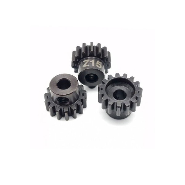 Motorritzel Modul 1 15Z, Stahl gehärtet, 5mm (1 St), RC-Project