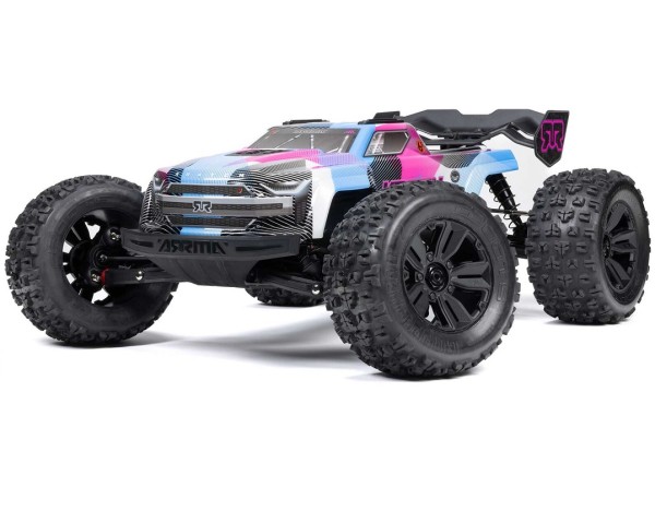 Arrma KRATON 6S 4X4 ARTR Brushless Speed Truck blau/pink