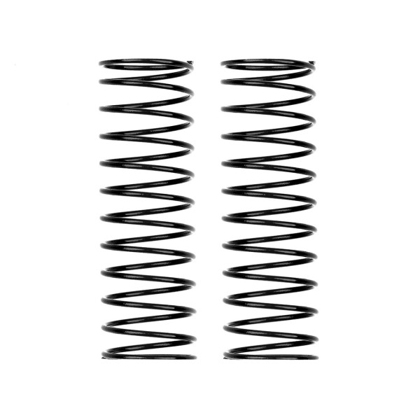 Asso 13mm Rear Shock Springs, Black 1.7 lb/in, L61, 12.5T, 1.2D