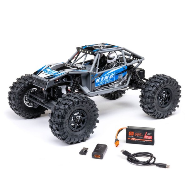 Axial UTB18 Capra 4WS 4WD Unlimited Trail Buggy RTR blau
