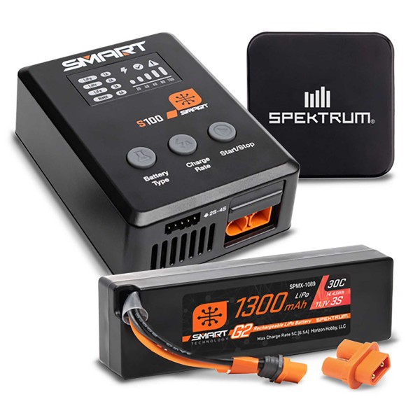Spektrum Smart Powerstage Bundle 3S 1300mAh + S100 100W Lader & 65W Netzteil
