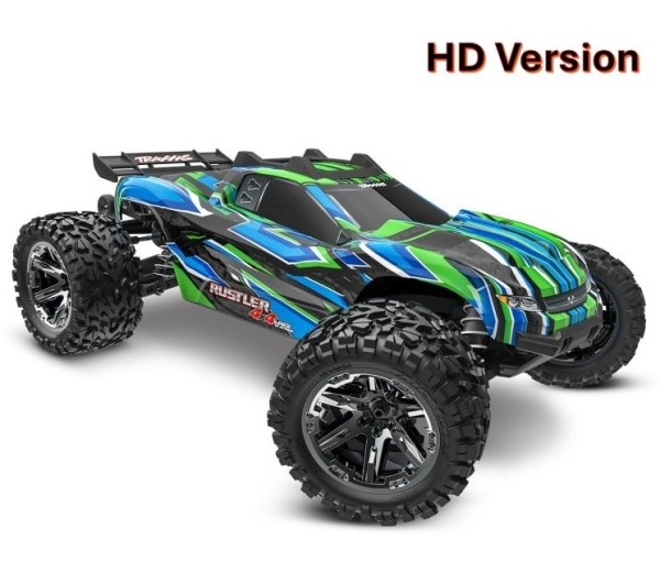 Traxxas Rustler 4x4 VXL HD 3S grün ARTR