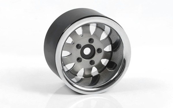 1.9" 5 Lug Beadlock-Felge, silbern (4 Stück), RC4WD
