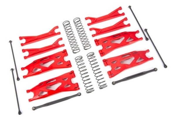 Traxxas Wide Suspension Kit für X-MAXX, rot