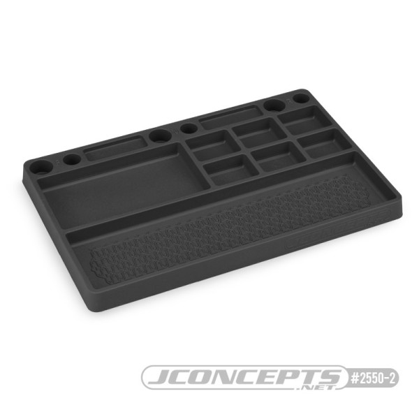 JConcepts Teile Ablage, Gummi, Schwarz 181x114x12,5mm