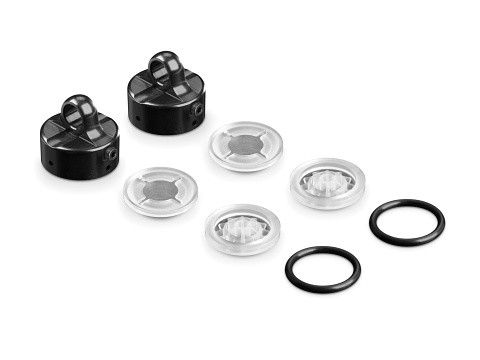 XB8 Alu Dämpferkappen + Membrane, Swiss 7075 T6