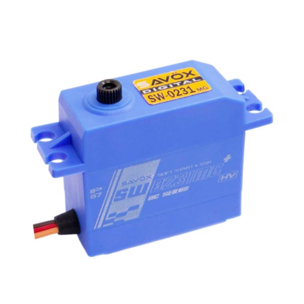 SW-0231MG+ (6V 15kg 0,17s) wasserdicht, Digital-Servo, Savöx