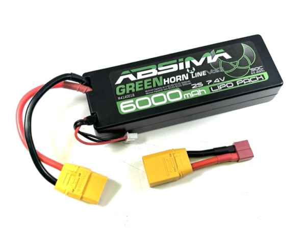 7,4V 6000mAh 50C (XT90/T-Plug) (h25,0mm)
