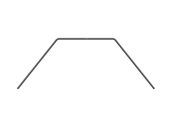 X4 Stabilisator 1,1mm, Hinten