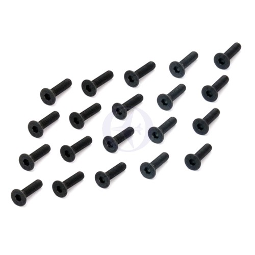 Schraube 3x12 metrisch, isk, Senkkopf, schwarz *SALE*