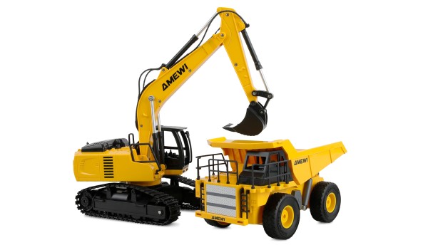 AMEWI Kipper & Kettenbagger 2-in-1 Set 1:24 RTR
