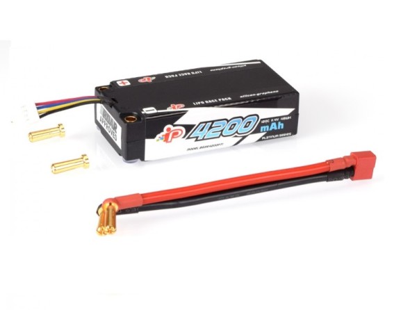 11.4V 4200mAh 120C (h25mm) (5mm/T-Stecker) Graphene Shorty Pack LiHV, Intellect