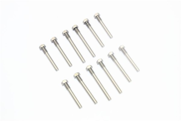 GPM Stainless Steel Front+Heck-Suspension Screw Pin -12Pc Se