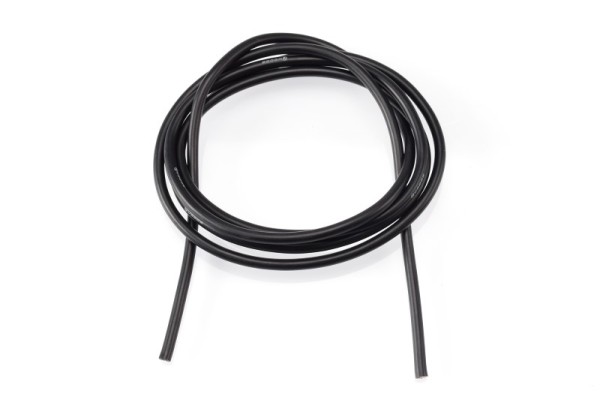 Silikonkabel 1,3mm² (16AWG) schwarz, 1 Meter