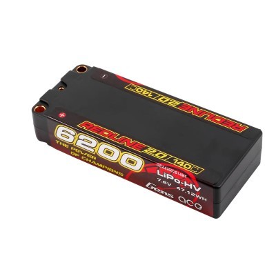 7,6V 6200mAh 140C (h22,0mm) Mid-Size LCG Shorty Hardcase LiPo, Gensace REDLINE 2.0