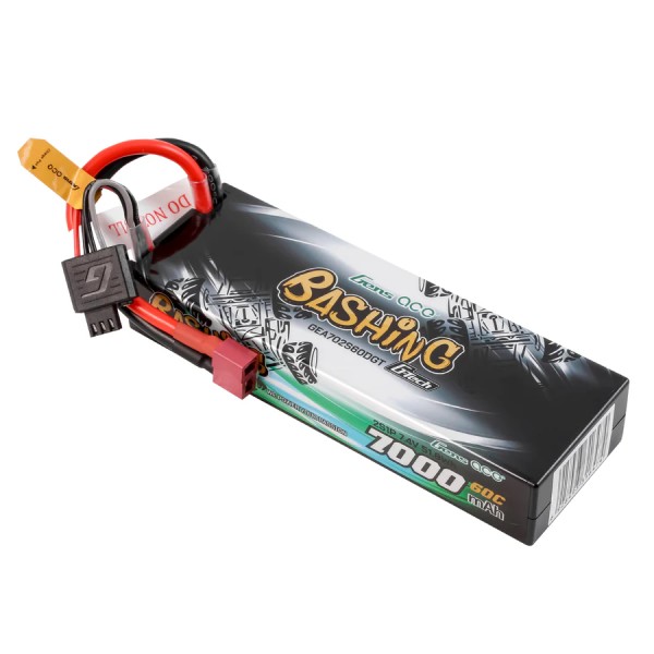 7,4V 7000mAh 60C (h25,0mm) G-Tech Bashing Hardcase LiPo, GensAce