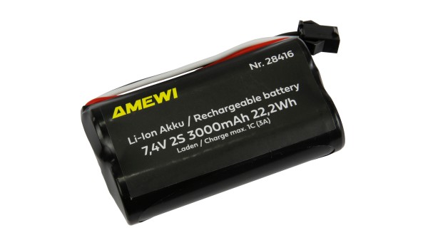 7,4V 3000mAh (HBX 3-pin) Li-ION Akku