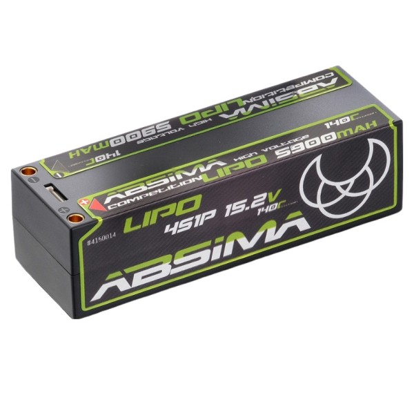 15,2V 5900mAh 140C LiPo, Absima