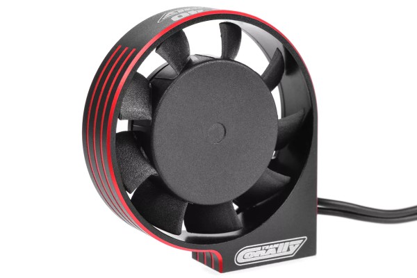 XF-40 40mm Ultra High Speed Ventilator Alu, schwarz/rot