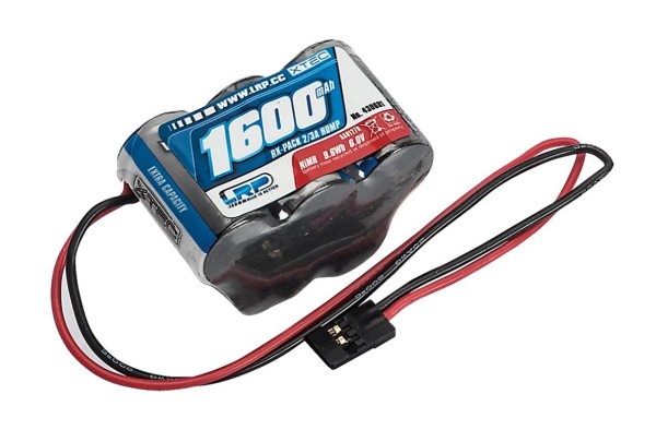 6V 1600mAh NiMH Hump Empfängerakku (JR) LRP