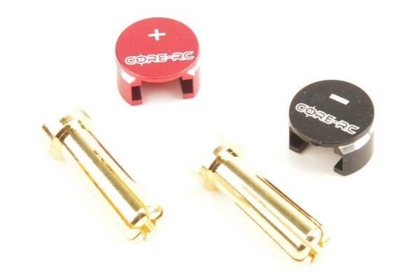 Goldstecker 5mm mit Griffen (LowPro Heatsink Bullet Plug Grips -5mm)