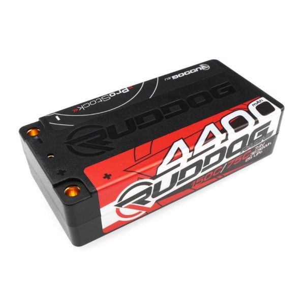 7,4V 4400mAh 150C (h25,0mm) ProStock Shorty, RUDDOG Racing