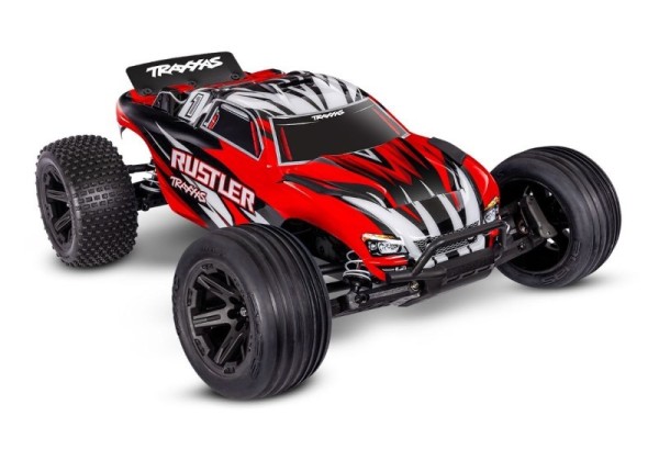 Traxxas Rustler 2WD HD rotX RTR (mit Akku und 4A USB Lader)