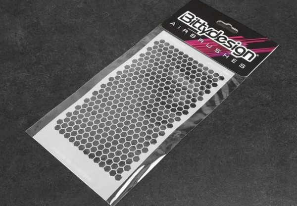 Bittydesign Lackierschablone - Honeycomb V1 small