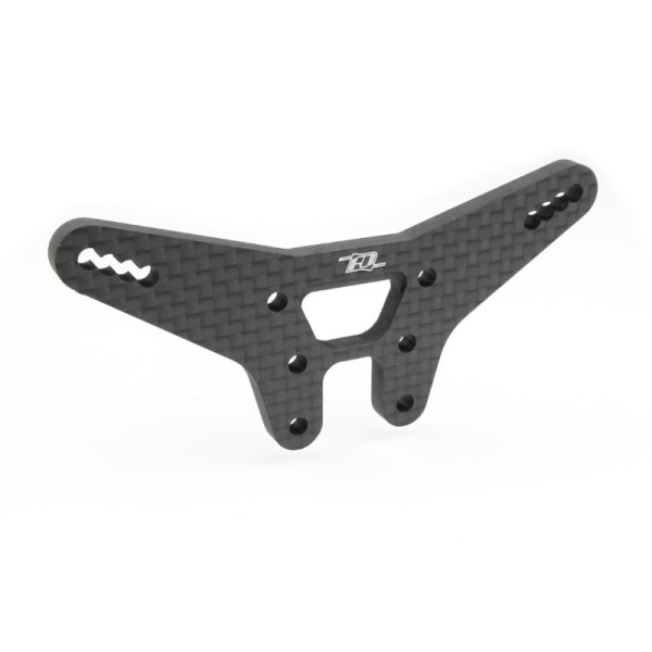 Asso B7 LCG LCG Dämpferbrücke hinten, Carbon (für High-Grip Strecken)