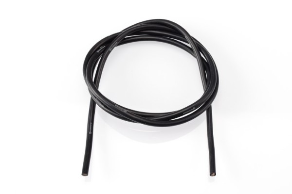 Silikonkabel 2,6mm² (13AWG) schwarz, 1 Meter