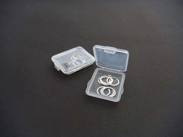 Passscheiben / Shim Set 10x12,5mm 0,1 & 0,2mm