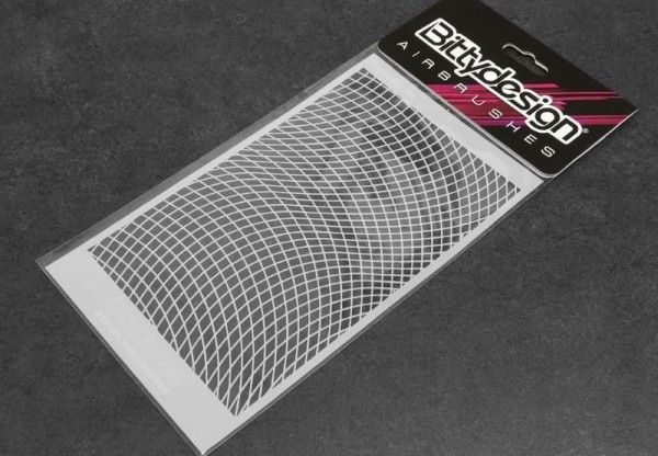 Bittydesign Lackierschablone - Wave Mesh